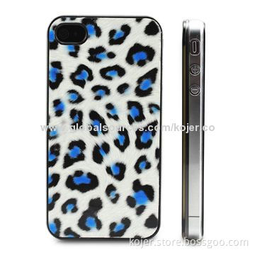 Cases for iPhone 4, Made of PC and PU Materials, Available in Various Colors and Patterns